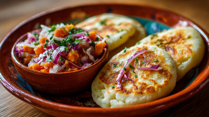 Discover delicious pupusas recipe authentic salvadoran cuisine with curtido and salsa roja homemade pupusas