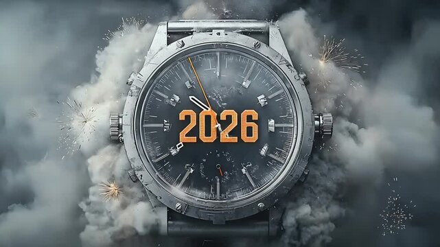 New year 2026 watch explosion