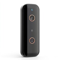 Obraz premium Portable smart camera for home security and surveillance with wireless connectivity and remote access control