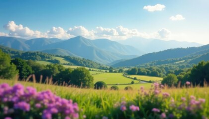 Abstract blurred landscape, perfect for website design, beach, bright