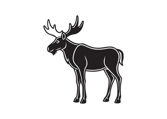 Moose Silhouette Vector