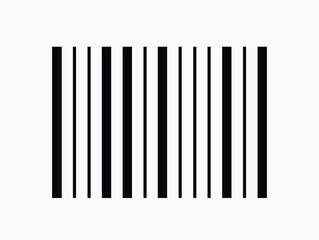 Pharmacode Barcode icon. Realistic barcode. Vector illustration..