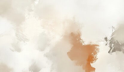 Abstract painted soft colors