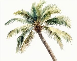Tropical Palm Tree Illustration