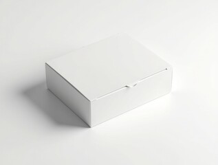 Naklejka premium Minimalistic packaging mockup featuring a sleek product box with subtle shadows