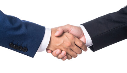 car dealership handshake concept on white background png