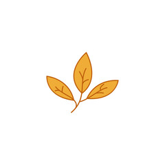 Summer flower leaf ornament design