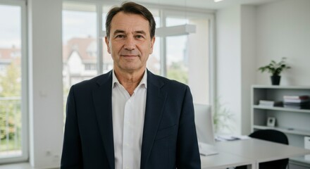 Fototapeta premium Businessman in modern office