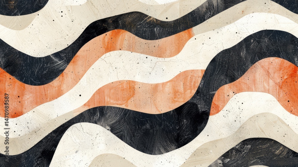 Poster abstract flowing shapes in soft pastel colors. background image of marble texture with vibrant color