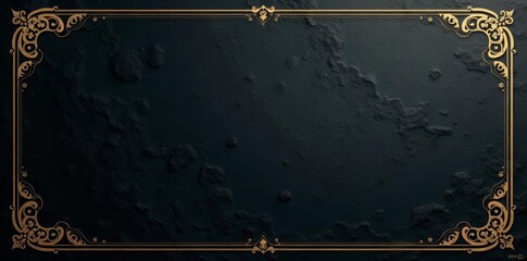 Elegant charcoal and gold book cover with intricate design, sophisticated, exquisite, classy