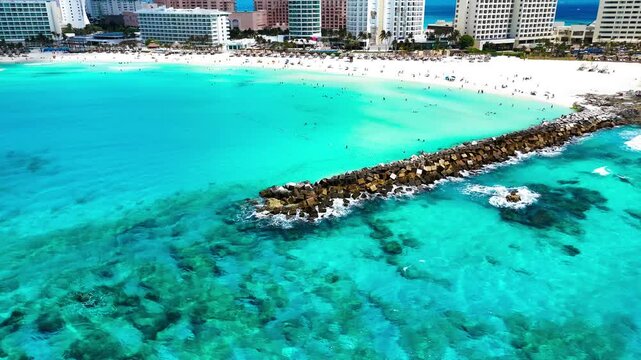 Playa Chacmool, Canc&uacute;n.