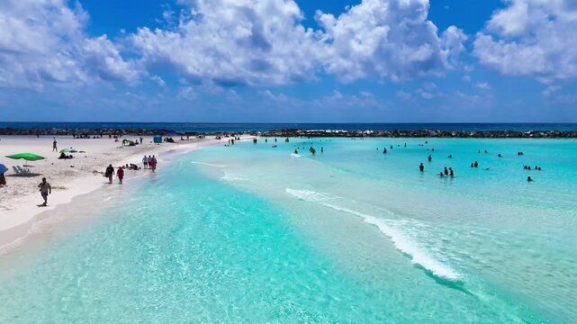 Playa Chacmool, Canc&uacute;n.