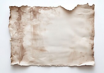Aged, scorched parchment