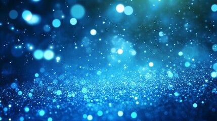 Obraz premium Stunning Blue Glitter Background blue background