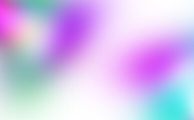 Abstract multicolor blurred gradient shape cutout on transparent background, glowing colors gradients effect, grungy texture, vibrant colors.