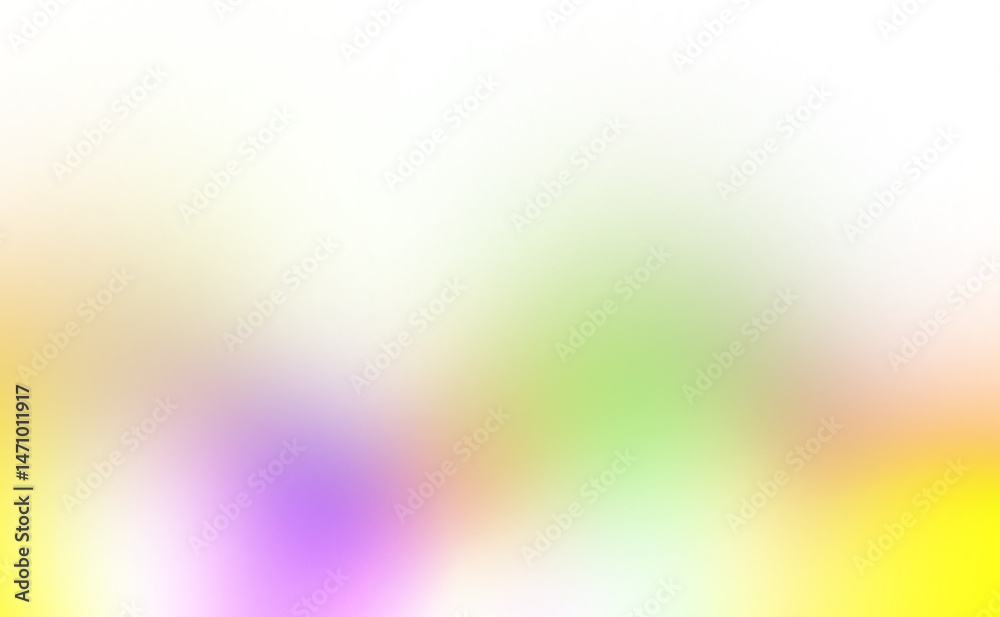 Poster abstract multicolor blurred gradient shape cutout on transparent background, glowing colors gradient