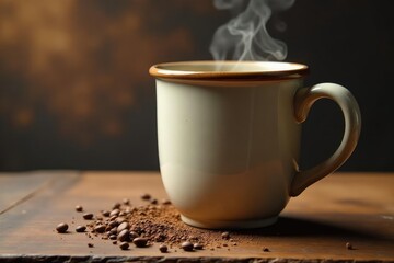 Large oversized coffee mug, thick rim and sturdy handle , thick rim, comfort, clean