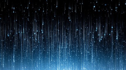 Abstract Glowing Light Rain Background blue background