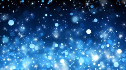 Obraz premium Stunning Blue Sparkling Background blue background
