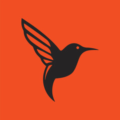 vector illustration of an hummingbird