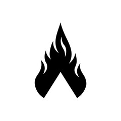 trail blaze mark silhouette on white background  .svg