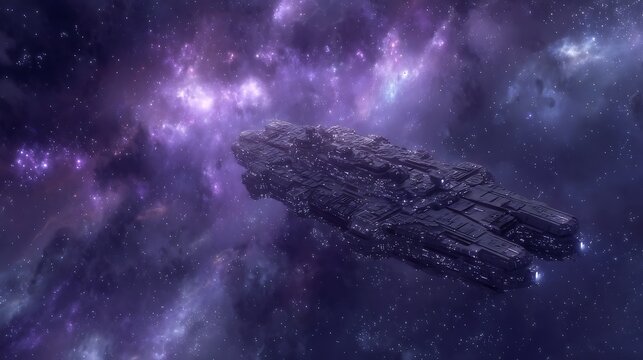 Galactic Cruiser Nebula Voyage.