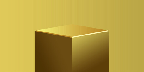 A shiny golden podium stage vector for winners, awards, and competitions. Perfect for sports events, corporate ceremonies, and achievement designs. Clean, scalable, and professional.