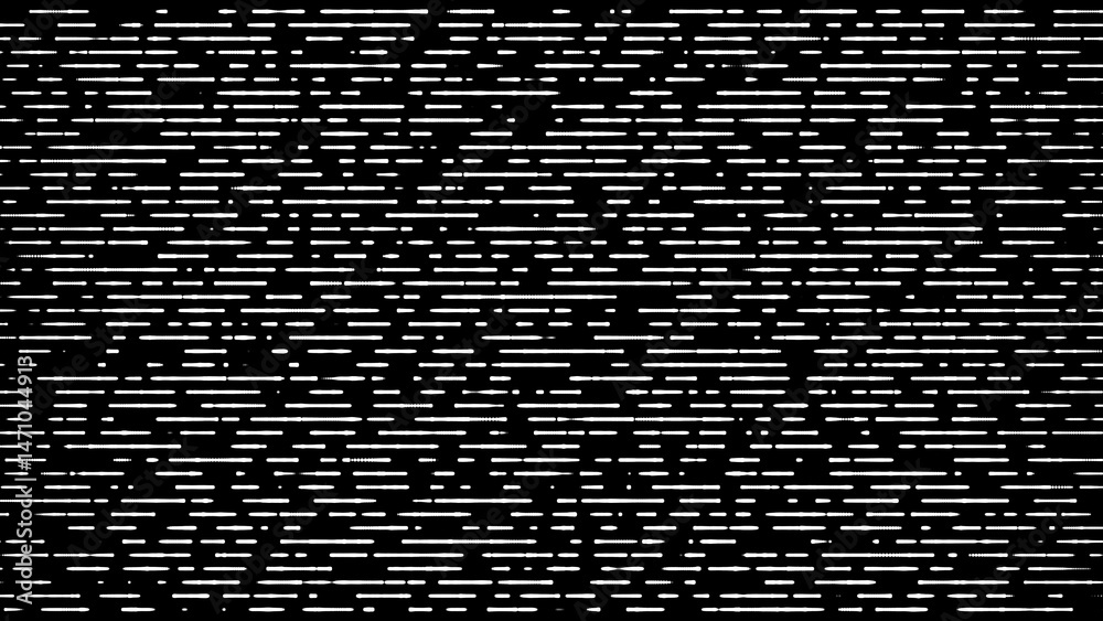 Fototapete Digital abstract white colors form movement particle lines with motion graphics. Abstract digital flash lighting cyber background