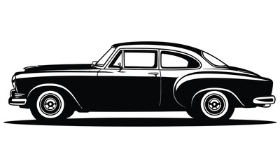 retro car vector