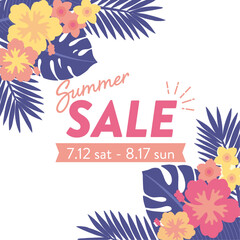 南国の植物C　スクエアバナー6