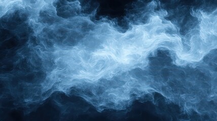 Abstract Swirling Blue and Dark Blue Textured Background
