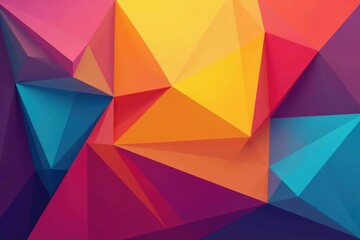 Obraz premium Geometric shapes forming a continuous abstract backdrop , bright, structure