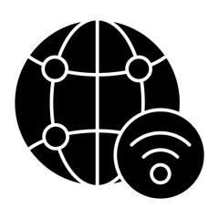 Network glyph icon

