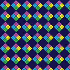 Abstract seamless pattern design vector