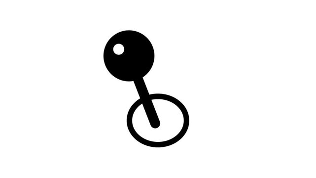 analog game controller icon animation 