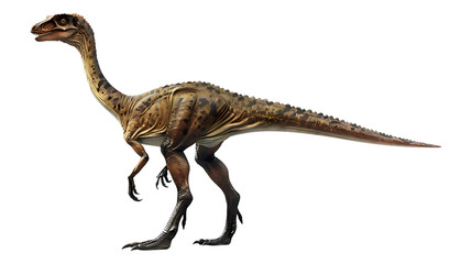 Fototapeta premium A Therizinosaurus with a transparent background.