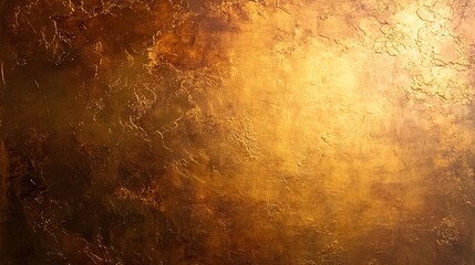 Gradient of metallic gold to matte bronze plain background