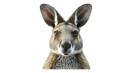 Naklejka premium A wallaby with a transparent background.
