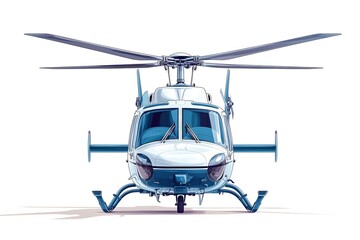 helicopter on the ground