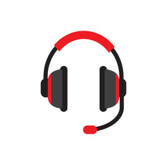 headband headphone vector image with white background