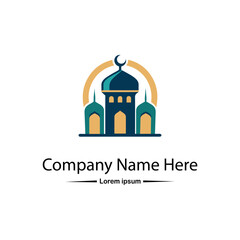 Obraz premium Mosque Logo