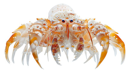 An amphipod with a transparent background.