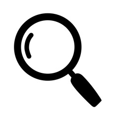 Magnifying glass vector icons