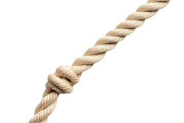 Fototapeta premium Simple rope graphic with transparent background for creative crafts posters or digital layouts