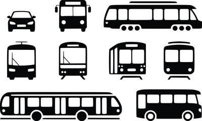 City Commute Essentials HighImpact Public Transport Vector Pack