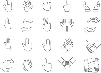 Hand-drawn collection of kitchen utensils and hand tools in a simple, sketchy style, perfect for food-related designs and icons