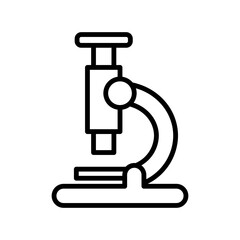 Microscope Hospital and medical care icon
