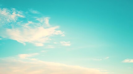 Fototapeta premium Peaceful Sky Cloudscape Background.
