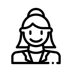 employee line icon