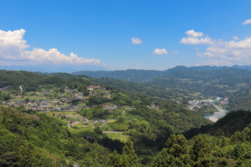 阿南町の町並み（長野県阿南町）